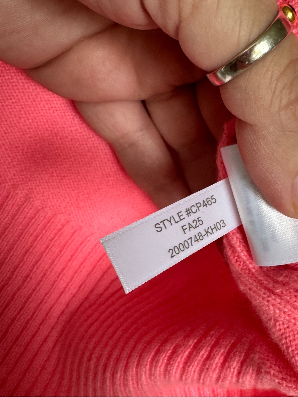 NWT J. CREW Perfect 100% Cashmere Cardigan Sweater Neon Vivid Coral Small CP465 - Picture 9 of 15